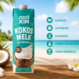 Cocoxim kokosmelk 1 liter pak, 100% natürliche kokosmelk van FreshCoco
